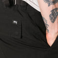 Load image into Gallery viewer, Stussy Ripstop Surplus Cargo Pants Black
