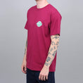 Load image into Gallery viewer, Stussy Circuit T-Shirt Wine