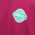 Load image into Gallery viewer, Stussy Circuit T-Shirt Wine