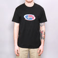 Load image into Gallery viewer, Stussy Split Oval T-Shirt Black