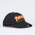 Load image into Gallery viewer, Thrasher Flame Old Timer Cap Black