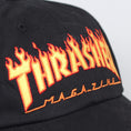 Load image into Gallery viewer, Thrasher Flame Old Timer Cap Black