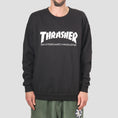 Load image into Gallery viewer, Thrasher Mag Logo Crew Black