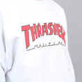 Load image into Gallery viewer, Thrasher Outlined Crew Ash Grey