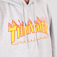 Load image into Gallery viewer, Thrasher Flame Logo Hood Heather
