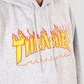 Load image into Gallery viewer, Thrasher Flame Logo Hood Heather