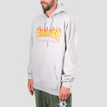 Load image into Gallery viewer, Thrasher Flame Logo Hood Heather