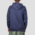 Load image into Gallery viewer, Thrasher Flame Logo Hood Navy