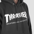 Load image into Gallery viewer, Thrasher Mag Logo Hood Black