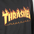 Load image into Gallery viewer, Thrasher Flame Logo Longsleeve T-Shirt Black