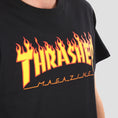 Load image into Gallery viewer, Thrasher Flame Logo T-Shirt Black