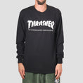 Load image into Gallery viewer, Thrasher Mag Logo Longsleeve T-Shirt Black