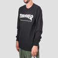 Load image into Gallery viewer, Thrasher Mag Logo Longsleeve T-Shirt Black
