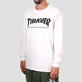 Load image into Gallery viewer, Thrasher Mag Logo Longsleeve T-Shirt White