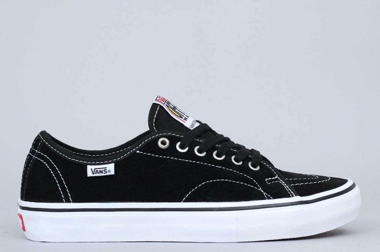 Vans AV Classic Pro Shoes Black White from Slam City Skates London UK