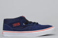 Load image into Gallery viewer, Vans Half Cab Pro Deep Blue / Bright Orange