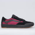 Load image into Gallery viewer, Vans Berle Pro Shoes (Punk) Black / Beet Red