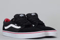 Load image into Gallery viewer, Vans Lindero Mesh Black / White / Scarlet