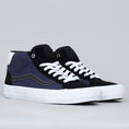 Load image into Gallery viewer, Vans Mid Skool Pro Shoes (Streetmachine) Black / Dark Blue / Traditional White