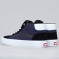 Load image into Gallery viewer, Vans Mid Skool Pro Shoes (Streetmachine) Black / Dark Blue / Traditional White