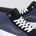 Load image into Gallery viewer, Vans Mid Skool Pro Shoes (Streetmachine) Black / Dark Blue / Traditional White