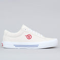 Load image into Gallery viewer, Vans Saddle Sid Pro Shoes Marshmallow / Racing Red