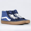 Load image into Gallery viewer, Vans Sk8-Hi Pro Shoes (Rainy Day) Navy / Gum