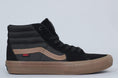 Load image into Gallery viewer, Vans Sk8-Hi Pro Shoes (Thrasher) Black / Gum