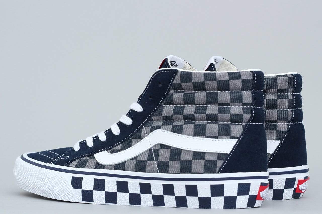 Vans Sk8-Hi Re-issue Pro 50th Anniversary '83 Shoes Checker / Blue / Grey