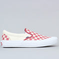 Load image into Gallery viewer, Vans Slip-On Pro Shoes (Checkerboard) Mineral Red