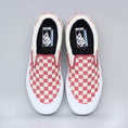 Load image into Gallery viewer, Vans Slip-On Pro Shoes (Checkerboard) Mineral Red