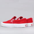 Load image into Gallery viewer, Vans Slip-On Pro Shoes (Suede) Red / White