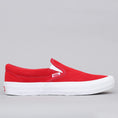 Load image into Gallery viewer, Vans Slip-On Pro Shoes (Suede) Red / White