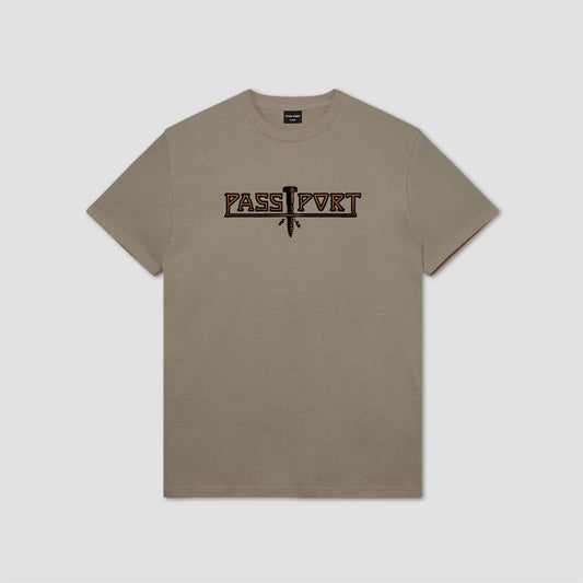 PassPort Screwed T-Shirt Khaki