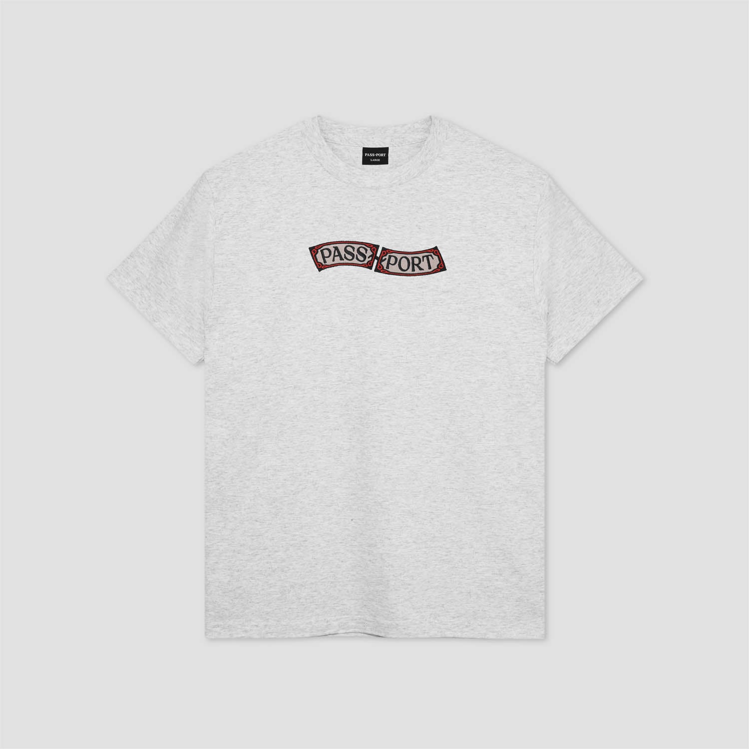 PassPort Red Flag T-Shirt Ash