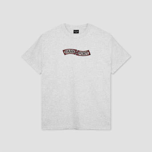 PassPort Red Flag T-Shirt Ash