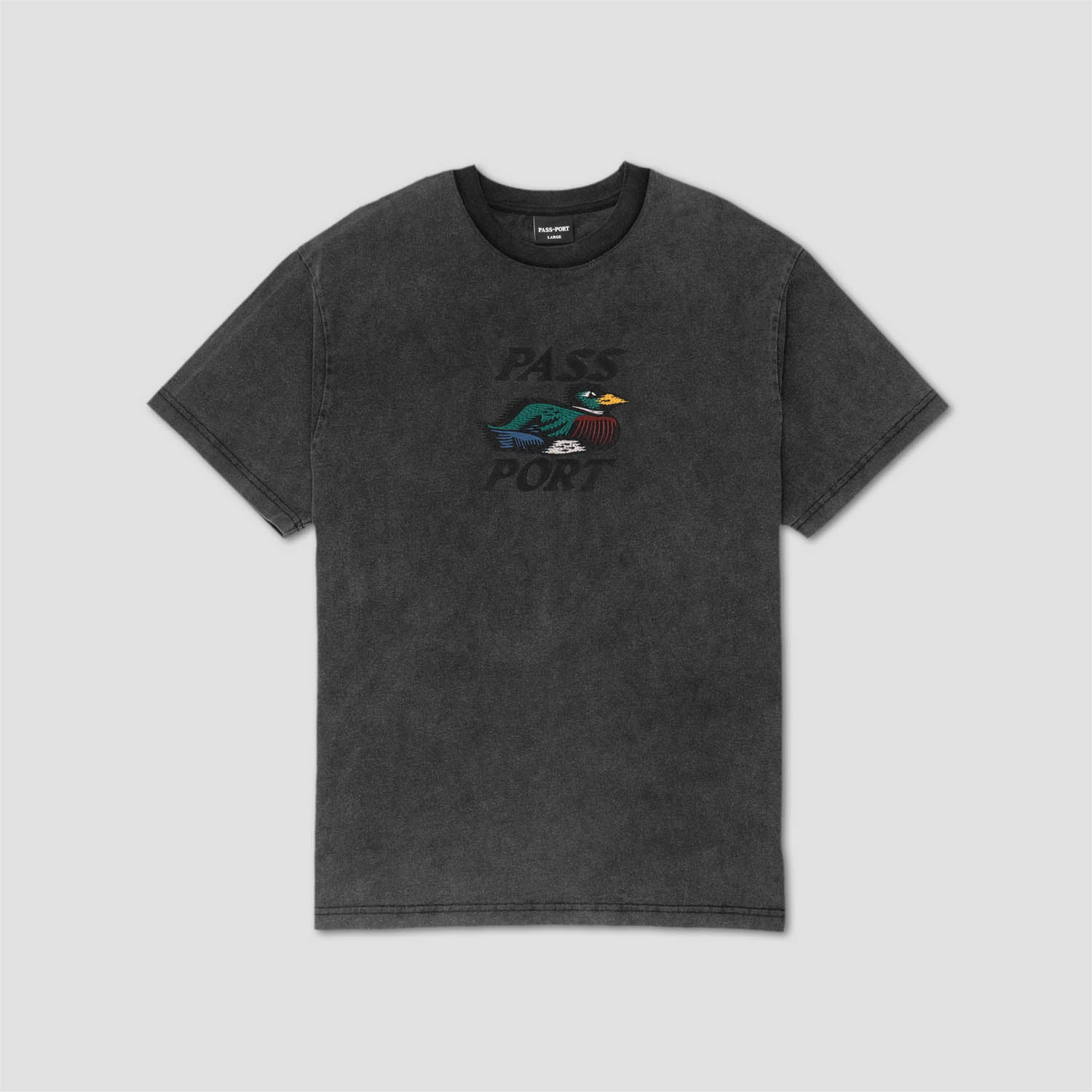 PassPort Fast Duck T-Shirt Black Acid