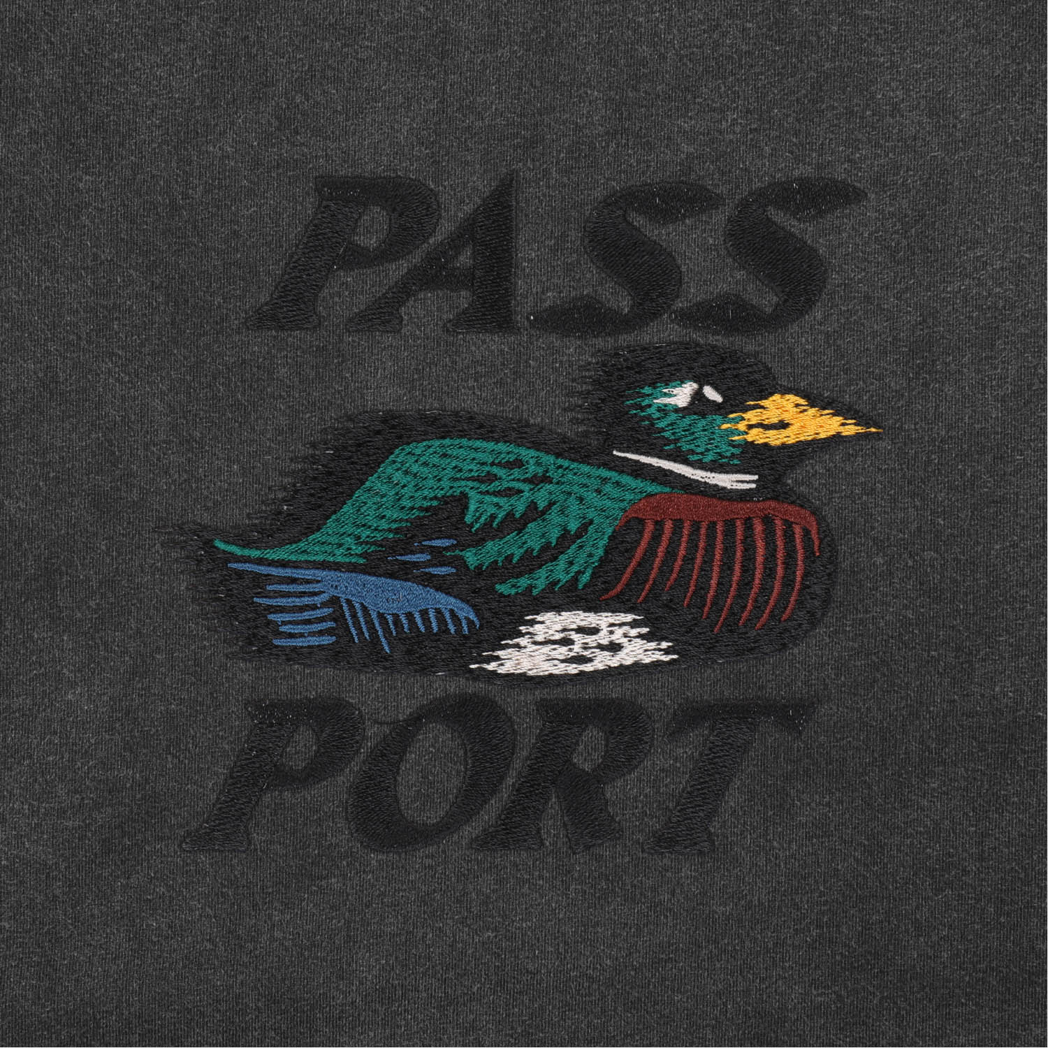 PassPort Fast Duck T-Shirt Black Acid