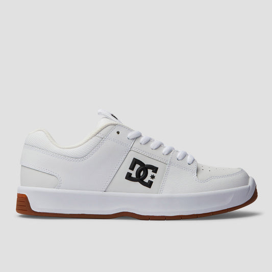 DC Lynx Zero Skate Shoes White White Gum