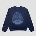 Load image into Gallery viewer, PassPort Kings X Fountain Mohair Crew Navy
