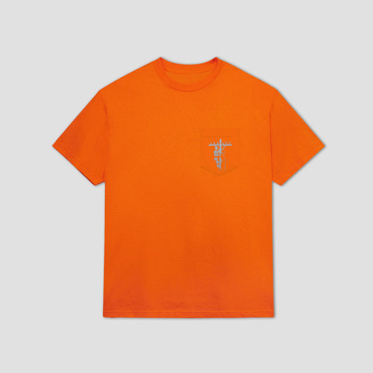 PassPort Line~Worx Pocket T-Shirt Safety Orange