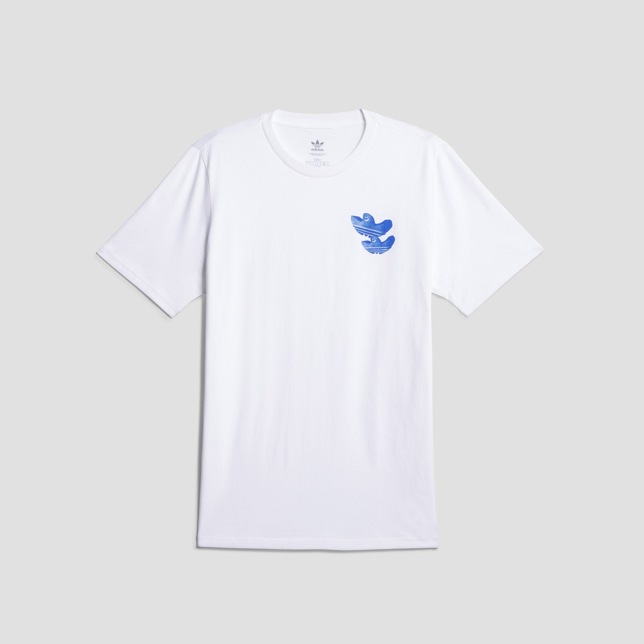 adidas Shmoofoil Monument T-Shirt White / Blue