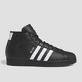 Load image into Gallery viewer, adidas Pro Model ADV Skate Shoes Core Black / Cloud White / Gold Metallic
