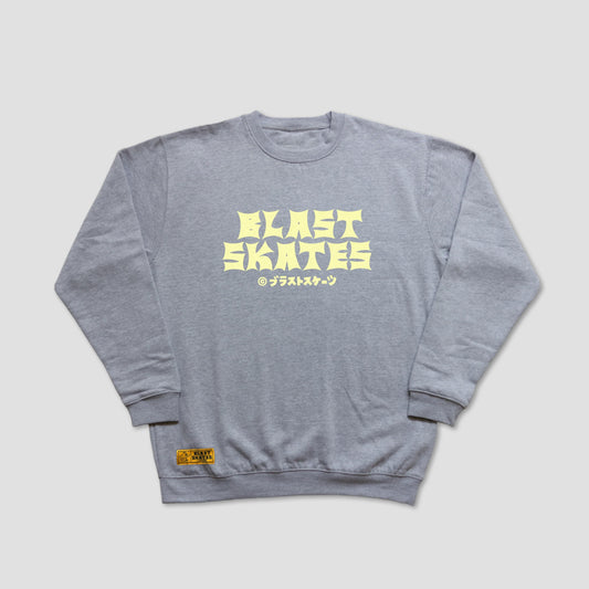 Blast Skates Golden Label Crew Ash Grey