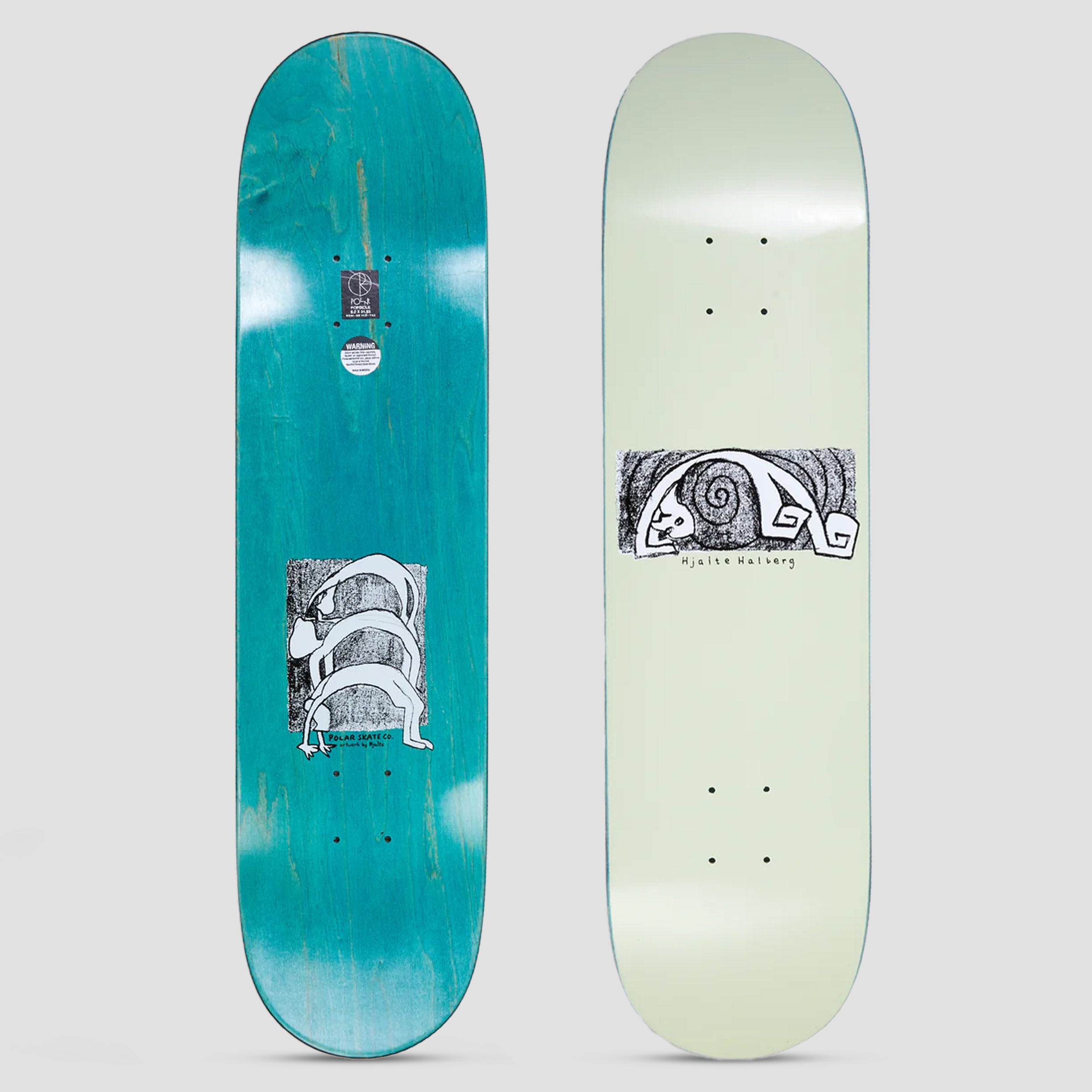 Polar 8.0 Hjalte Halberg Yoga Trippin Skateboard Deck Mint – Slam