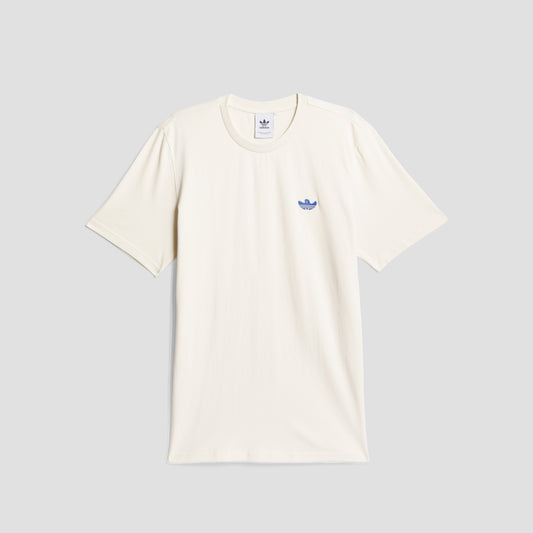 adidas Featherweight Shmoofoil T-Shirt Wonder White / Royal Blue