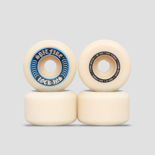 Spitfire 52mm 99DU Formula Four Lock Ins Skateboard Wheels Natural