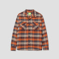 Load image into Gallery viewer, HUF Smash Flannel Overshirt Orange
