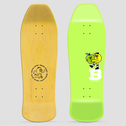 Blast Skates 10.0 Apple Custom Shaped Skateboard Deck Green
