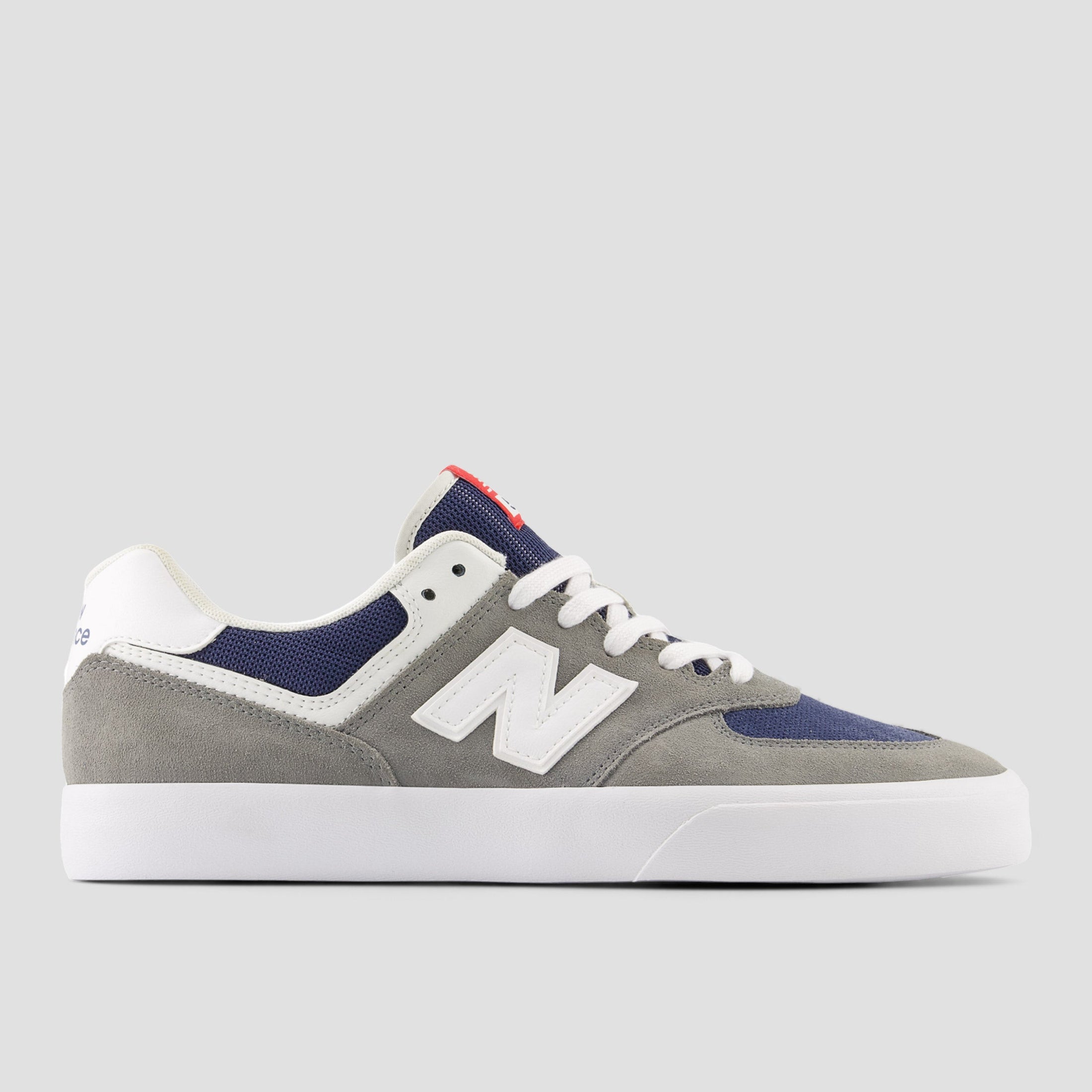 New Balance 574 Vulc Skate Shoes Grey White – Slam City Skates
